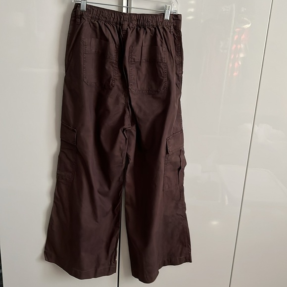 GARAGE High Rise Cargo Pants Wide Leg, Size L - Picture 6 of 9